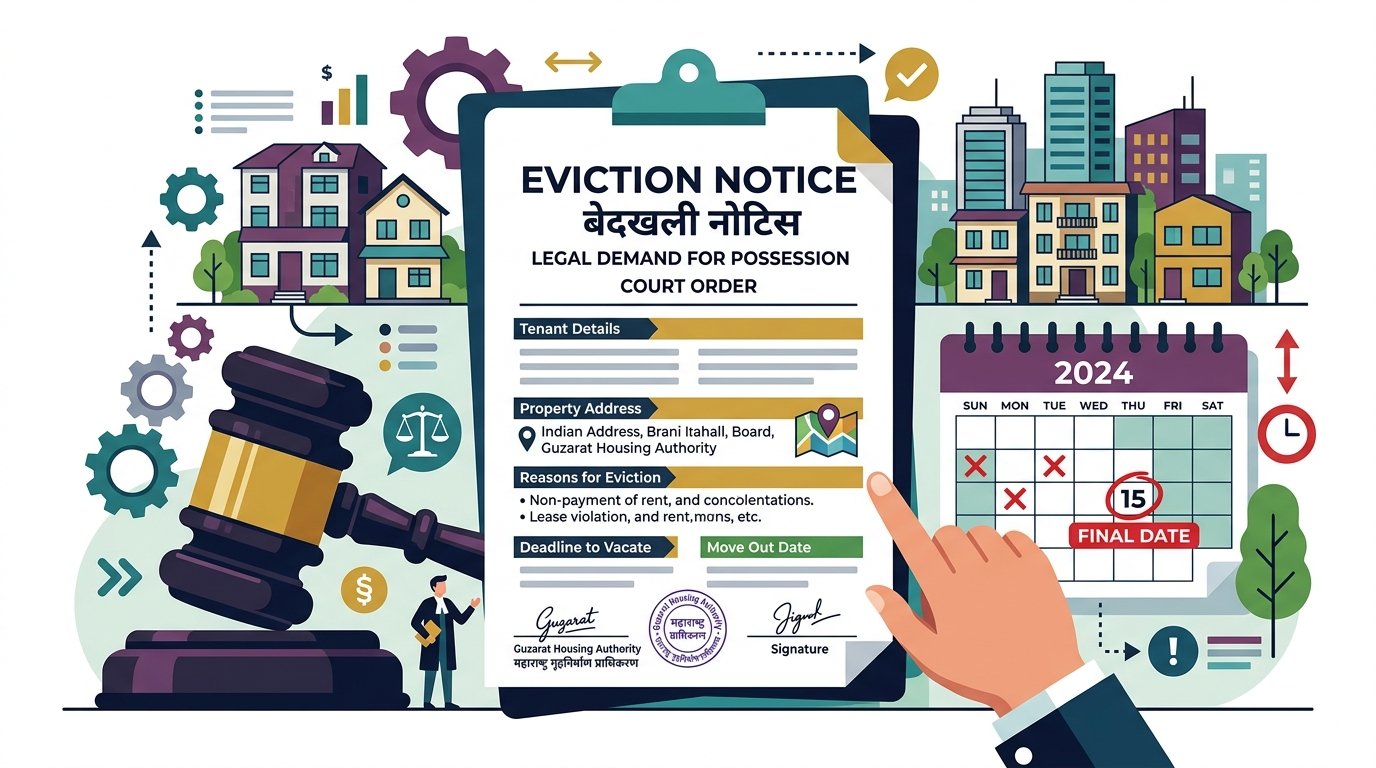 How to Handle Eviction Notices Legally in India: A Tenant’s Guide