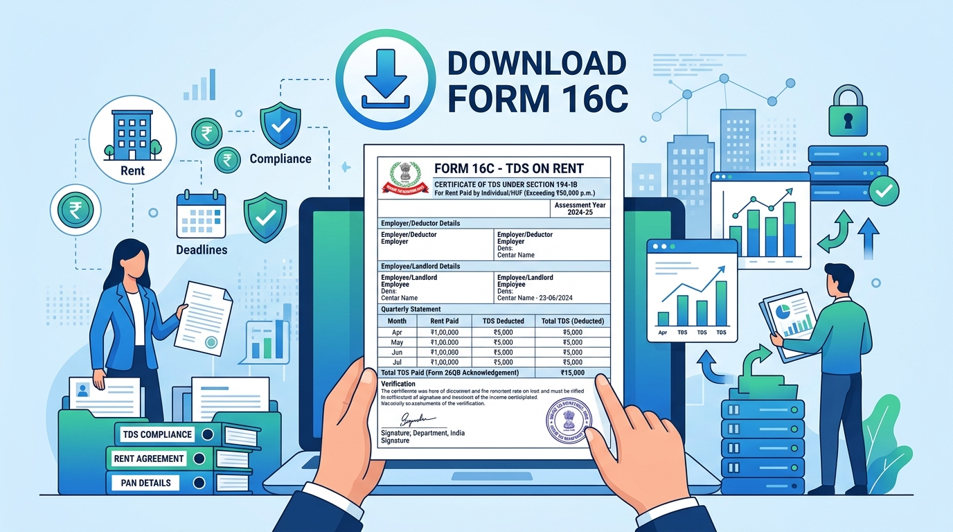 Form 16C for Rent TDS: Download & Issue Guide