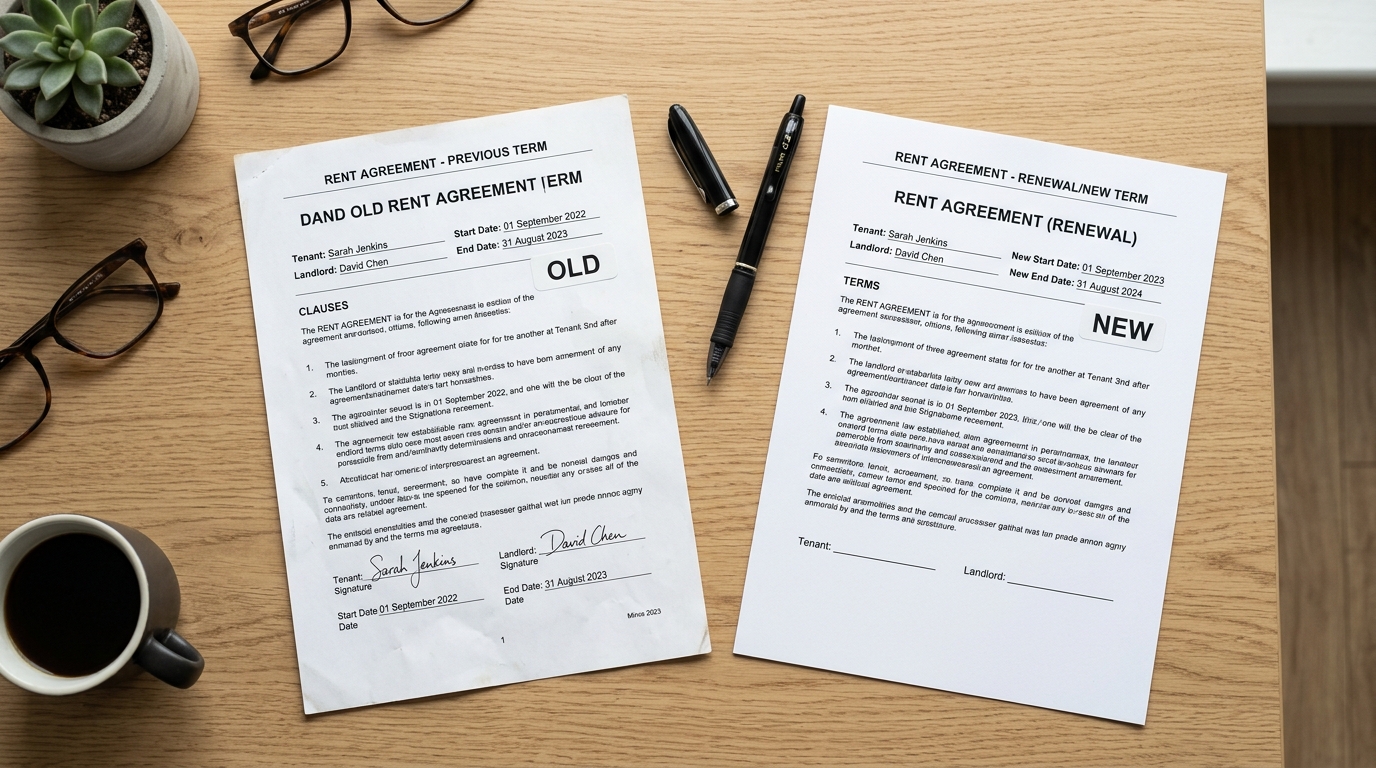 Rent Agreement Renewal vs New Agreement: Complete Guide